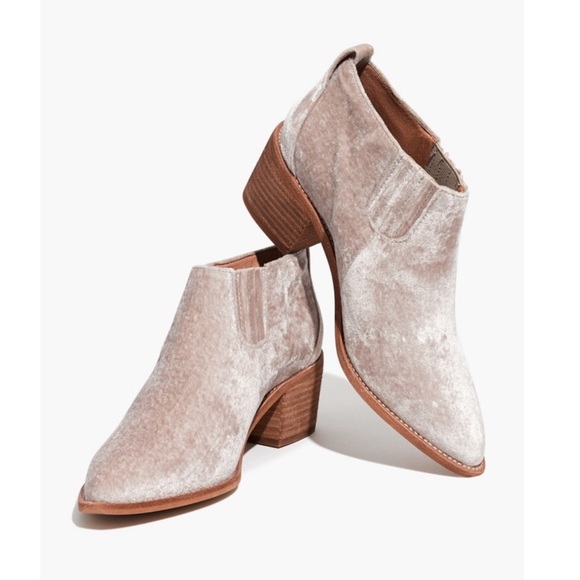 NWT Madewell The Grayson Chelsea Boot in Velvet - Picture 8 of 8